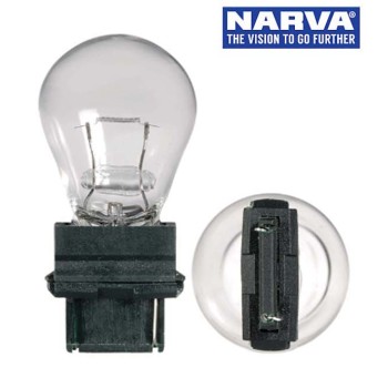 Narva 47555 - 12V 27W W2.5 X 16D P27W Wedge Globes (Box of 10)